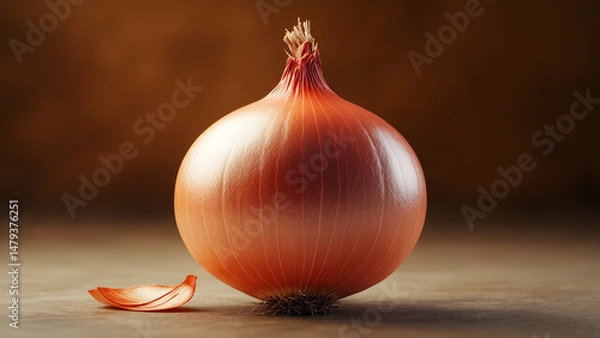 Fototapeta fresh onion vegetable