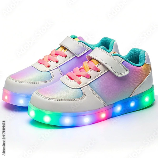 Obraz Light up kids sneakers