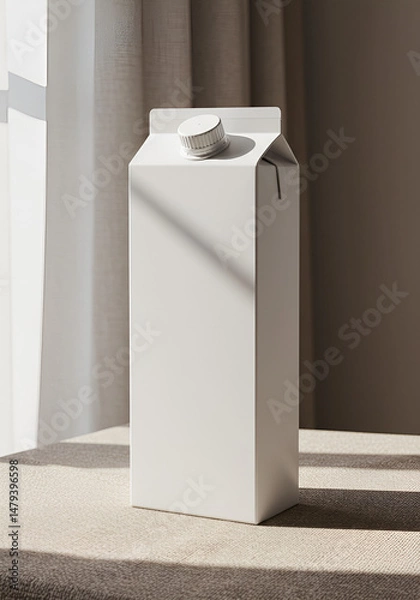 Obraz Blank carton of milk or juice (3)