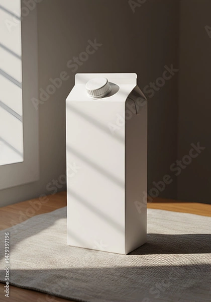 Obraz Blank carton of milk product