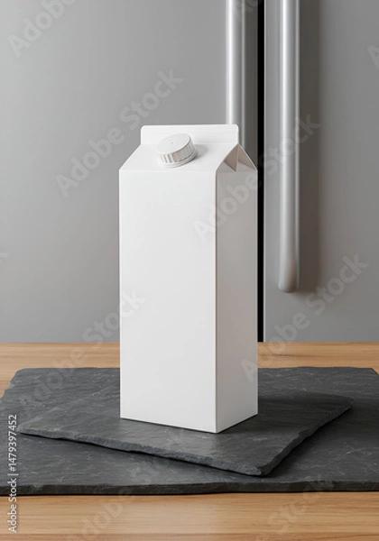 Obraz Blank carton of milk product