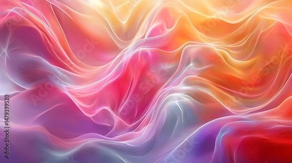 Fototapeta Colorful abstract background with liquid marble elegant swirls in smooth artistic style in high res