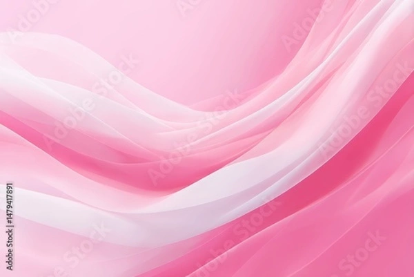 Fototapeta Minimal abstract background for product presentation light pink and white tones