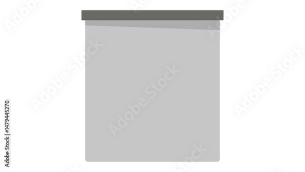 Fototapeta Closed Window Blind Silhouette