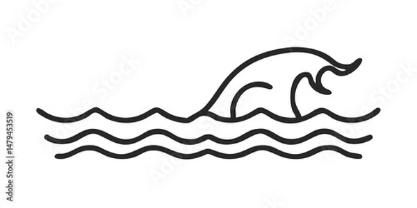 Fototapeta Nature’s Power in Motion, Marine Wave Artwork