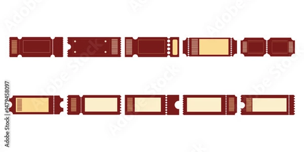 Fototapeta Retro Ticket