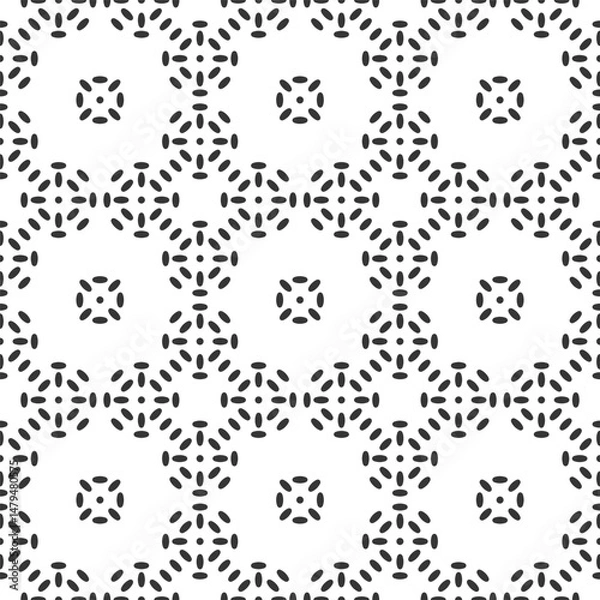 Obraz Mosaik seamless pattern. Modern outline shape geometric  pattern. 
