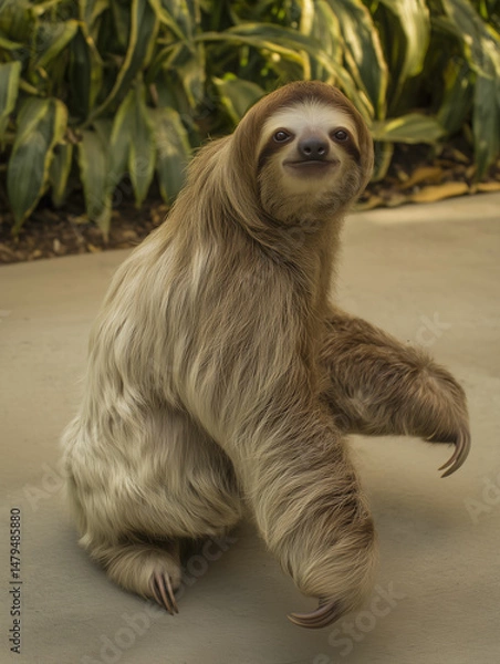 Obraz 동물원 나무늘보