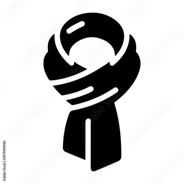Fototapeta 1.	A Simple And Stylish Vector Pictogram Icon Of A Scarf, Perfect For Representing Fashion, Warmth, And Seasonal Accessories.
2.	
