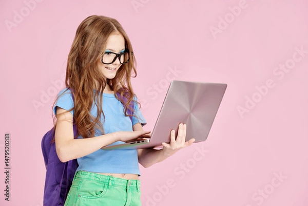 Obraz study with laptop