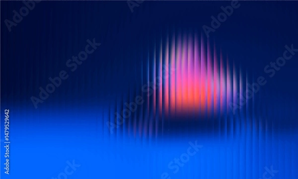 Fototapeta Vector Y2K Glass grainy Blurred black and white colors. Multicolored glass texture for banner, wallpaper, template, print.