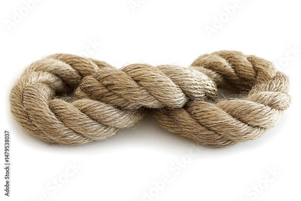 Obraz Knotted rope in infinity shape