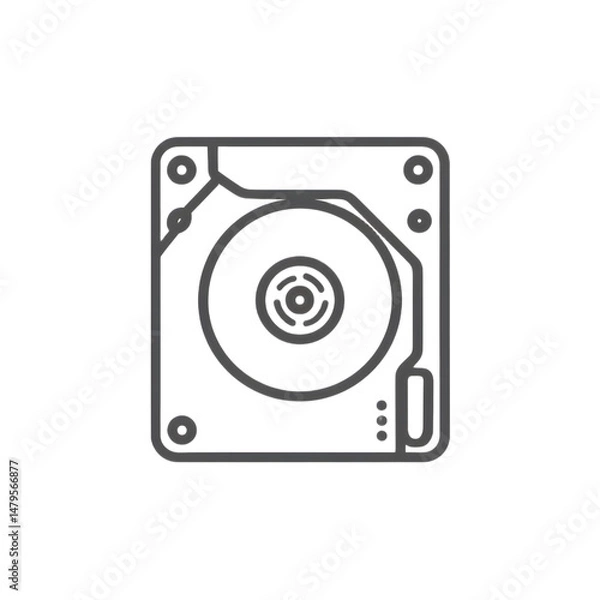 Fototapeta Memory Storage Icon
