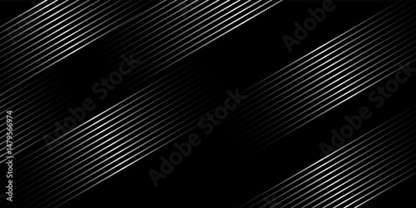 Fototapeta White dynamic abstract vector background with diagonal lines. Trendy classic color. 3d cover business presentation banner for sale evening party event. vector