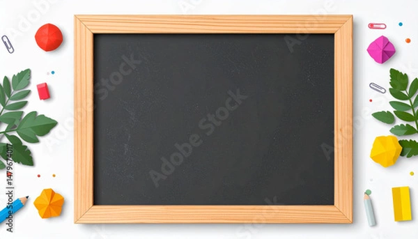 Obraz Clean Chalkboard Frame