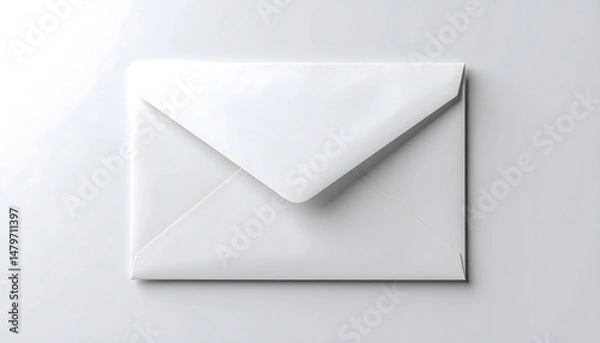 Fototapeta Sealed Envelope: A Blank Message Waits