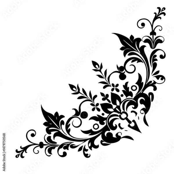 Obraz Royal Ornaments Filingree Corner