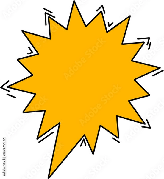 Fototapeta 다양한 형태의 말풍선을 활용한 대화와 의사소통 표현 일러스트 – 채팅, 텍스트 입력, 메시지, 만화 말풍선, 디자인 요소로 활용 가능한 이미지