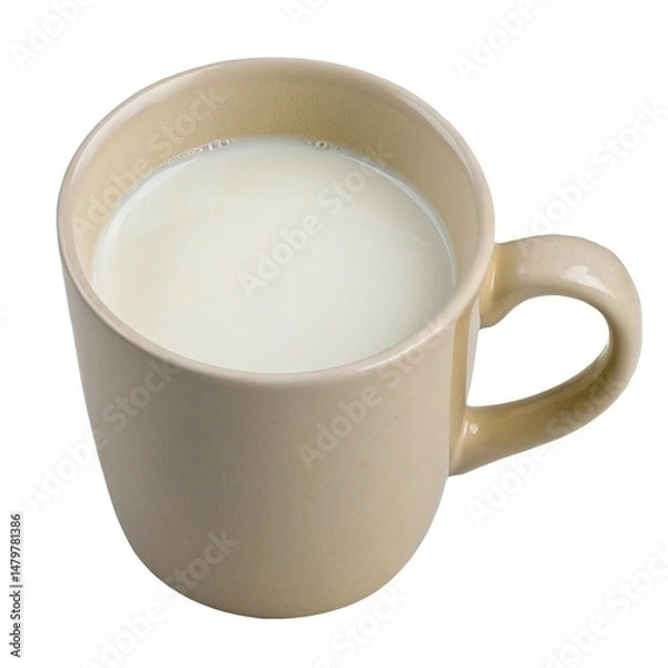 Obraz white cup isolated on white