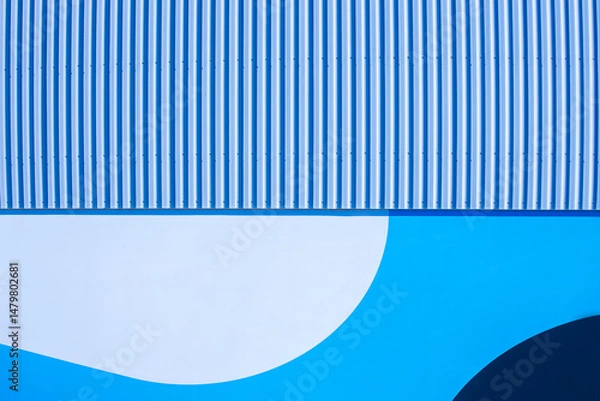Fototapeta abstract wall texture background on day noon light