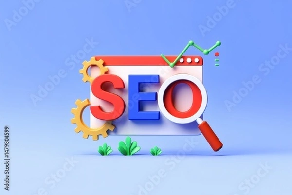 Fototapeta Boost Your Website Ranking with Powerful SEO Strategies A Comprehensive Guide to Improve Online Visibility and Drive Organic Traffic.