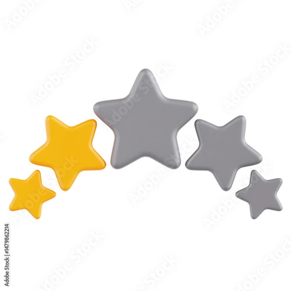 Obraz Ratings 3D Ilustration