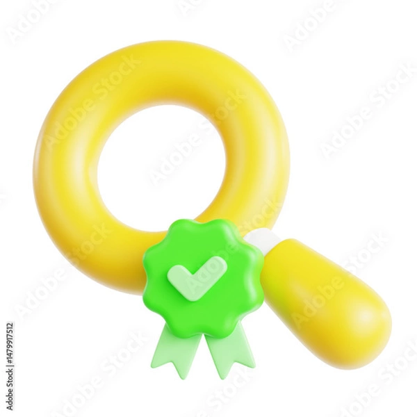 Obraz Approved 3D Ilustration