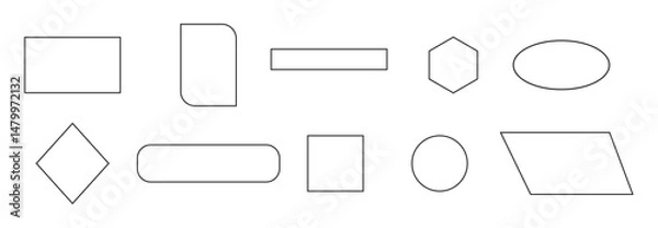 Fototapeta Quote box template icon set. Text bubble quote frame collection.