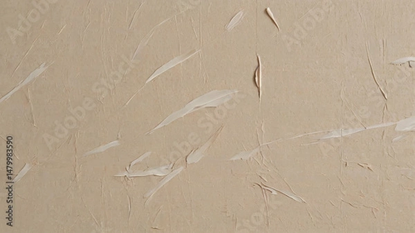 Obraz Minimal beige and white acrylic texture soft abstract hand painted background for modern design