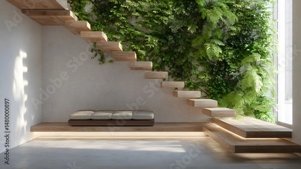 Obraz Floating Staircase Lounge