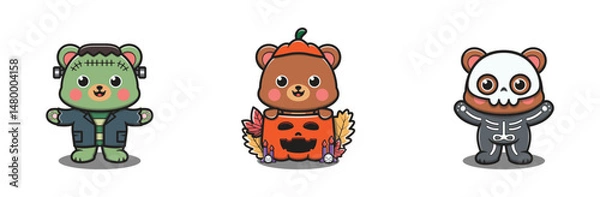 Obraz Set Halloween Icons