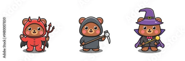 Obraz Set Halloween Icons