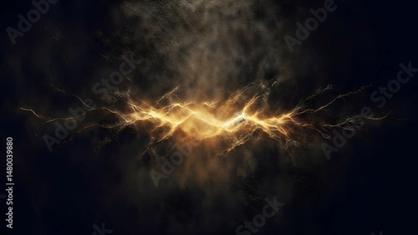 Obraz Cool black wall, black background.