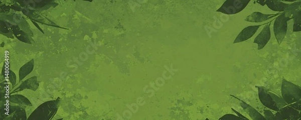 Fototapeta Deep Olive Background Wallpaper with Custom Banners