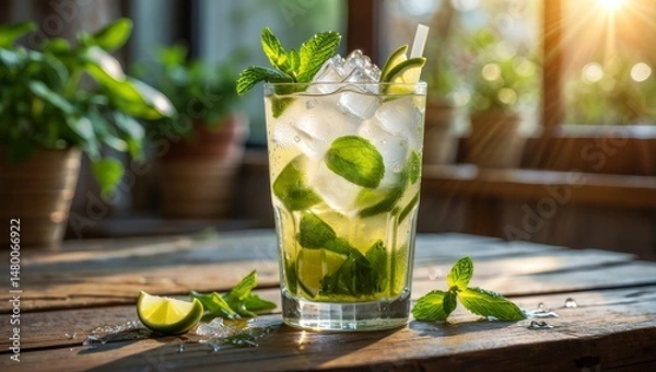 Obraz Refreshing Mojito Cocktail