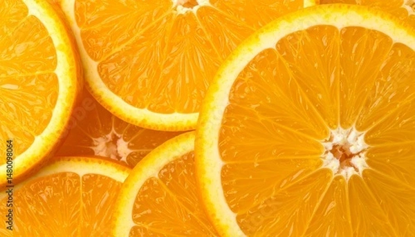 Obraz 輪切りのオレンジ
