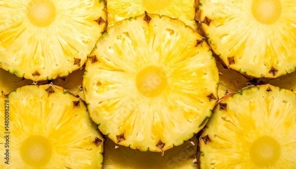 Fototapeta 輪切りのパイナップル