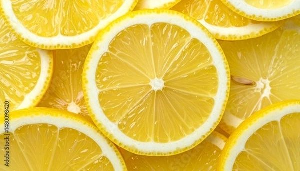 Obraz 輪切りのレモン
