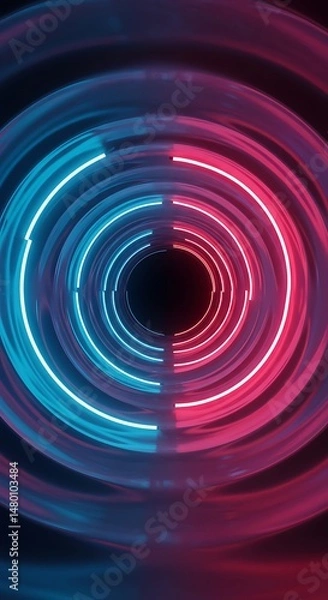 Obraz Neon Vortex Symphony