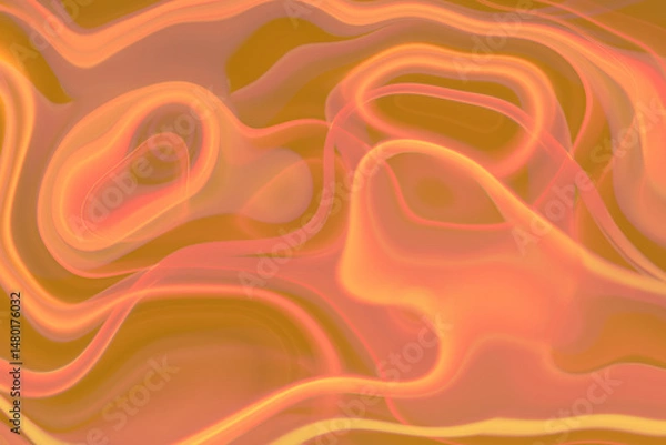 Obraz Futuristic background in bright orange and pink tones.