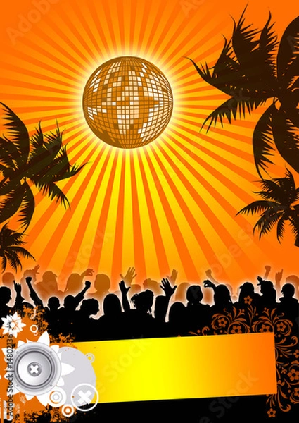 Obraz Summer Disco Party