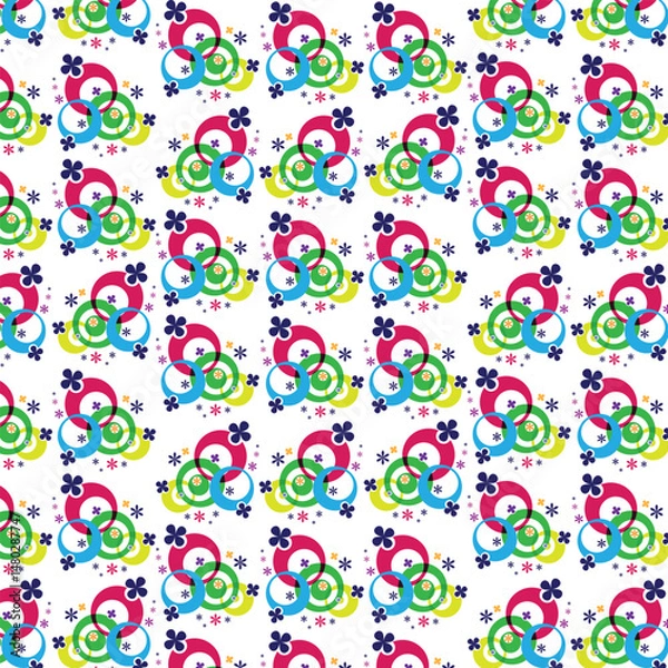 Fototapeta Abstract seamless pattern design vector