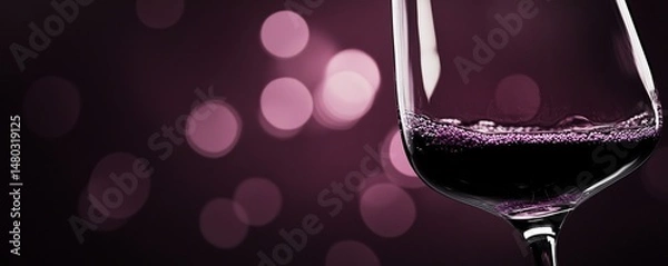 Fototapeta Deep Wine Background Wallpaper with Bright Lavender Light