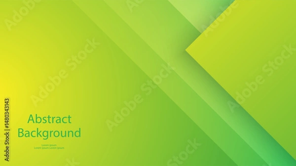 Fototapeta green and Yellow color background abstract art vector