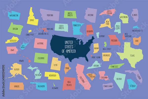 Obraz fascinating and well-detailed representation of America
