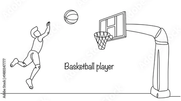 Obraz Basketball player