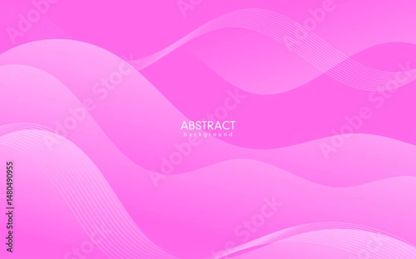 Obraz abstract pink background with waves