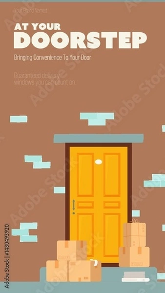 Fototapeta Delivery Story / Vertical / Part 01