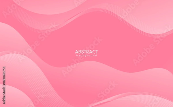 Obraz abstract pink background with waves