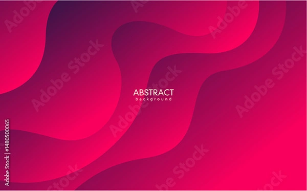 Obraz pink background with hearts